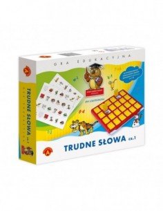 Logopedinis žaidimas TRUDNE SLOWA lenkų kalba, 5m.+