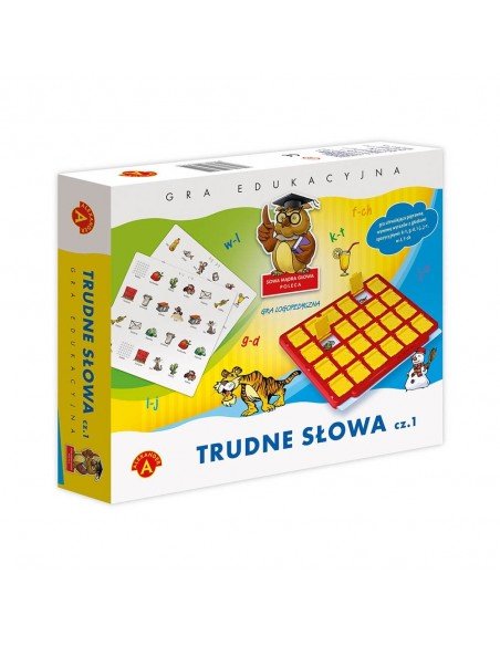 Logopedinis žaidimas TRUDNE SLOWA lenkų kalba, 5m.+