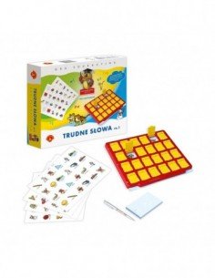 Logopedinis žaidimas TRUDNE SLOWA lenkų kalba, 5m.+ 2