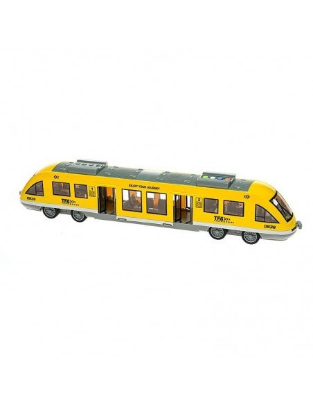Tramvajus raudonas 45cm su šviesa ir garsais