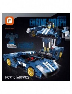 Konstruktorius ENGINE-MORPH 2 in 1, 609 det., 48x33x7cm