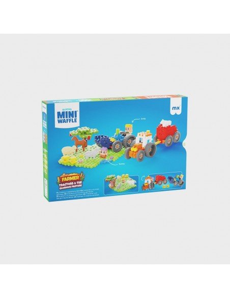 Konstruktoris MINI WAFFLE TRACTORS, 100 der, 6m.