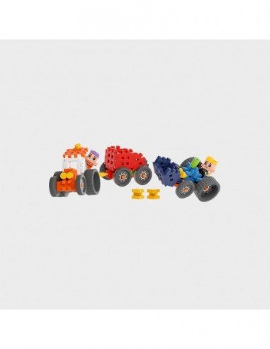 Konstruktoris MINI WAFFLE TRACTORS, 100 der, 6m.