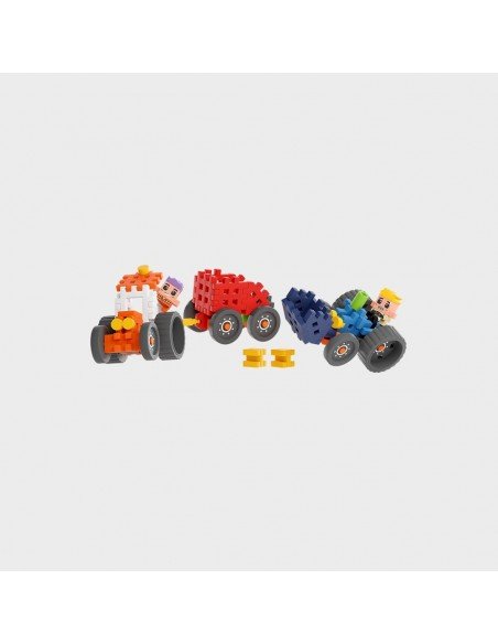 Konstruktoris MINI WAFFLE TRACTORS, 100 der, 6m.