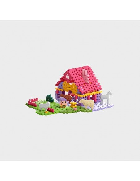 Konstruktoris MINI WAFFLE CHARMING RANCH, 100 der, 6m.