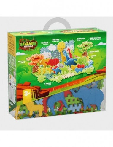 Konstruktoris MINI WAFFLE SAWANNA, 100 der, 6m.