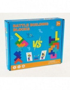 Žaidimas-galvosukis BATTLE BUILDING BLOCKS, 5m.+