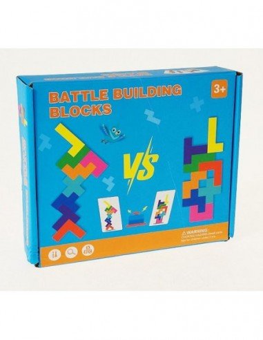 Žaidimas-galvosukis BATTLE BUILDING BLOCKS, 5m.+