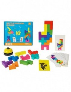 Žaidimas-galvosukis BATTLE BUILDING BLOCKS, 5m.+ 2