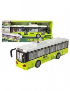 Autobusas 28.5 x 9 x 6.5cm, atidaromos durys, šviesa, garsas 2