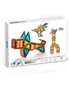 Konstruktorius magnetinis 28 det su optiniais efektais (...