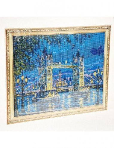 Mozaika deimantinė Tower Bridge, 40x50 cm