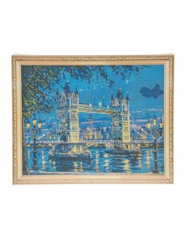 Mozaika deimantinė Tower Bridge, 40x50 cm