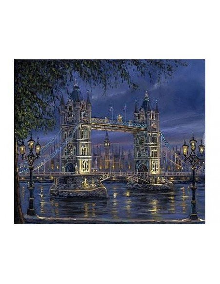 Mozaika deimantinė Tower Bridge, 40x50 cm