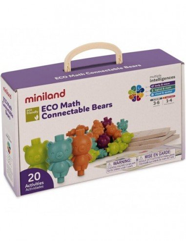 Žaidimas ECO Math Connectable Bears, 3m.+