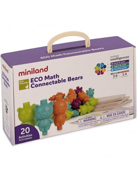 Žaidimas ECO Math Connectable Bears, 3m.+