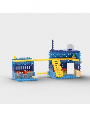 Konstruktoris MINI WAFFLE POLICE, 280 det.