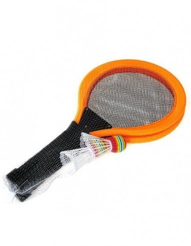Badmintonas, 2 minkštos rakėtės + 2 did....