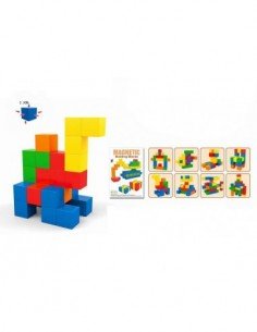 Magnetinės kaladėlės (2.3x2.3x2.3cm) 100 det. 2