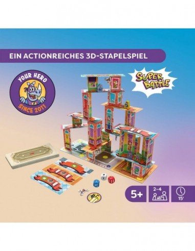 Žaidimas erdvinis RHINO HERO, 5-99 m., 27x21x5cm