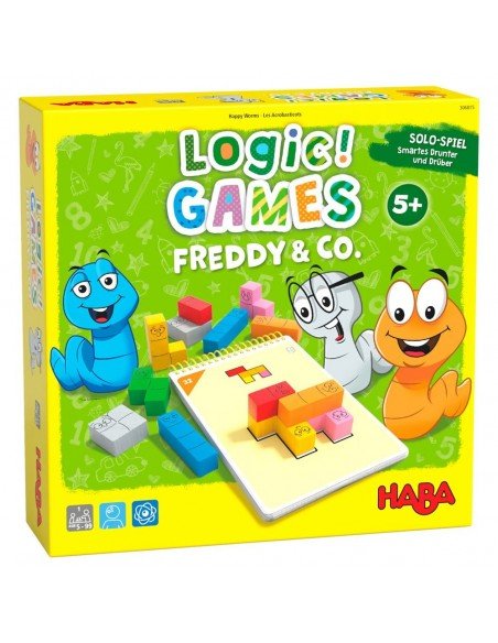 Žaidimas loginis Logic Games Happy Worms., 5m.+