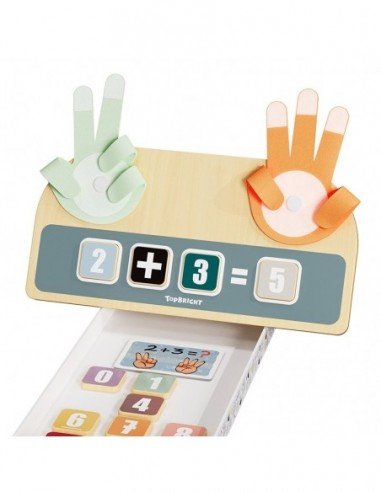 Medinis Montessori žaislas skaičiavimui Finger...
