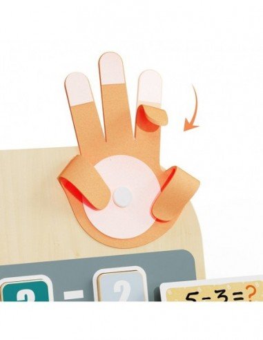 Medinis Montessori žaislas skaičiavimui Finger...