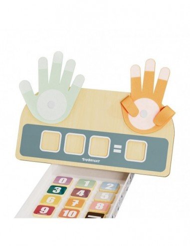 Medinis Montessori žaislas skaičiavimui Finger...