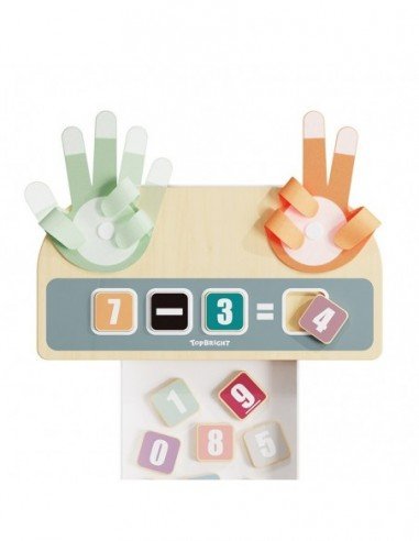 Medinis Montessori žaislas skaičiavimui Finger...