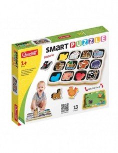 Žaidimas-dėlionė magnetinė dvipusė SMART PUZZLE, 2 m.+,...